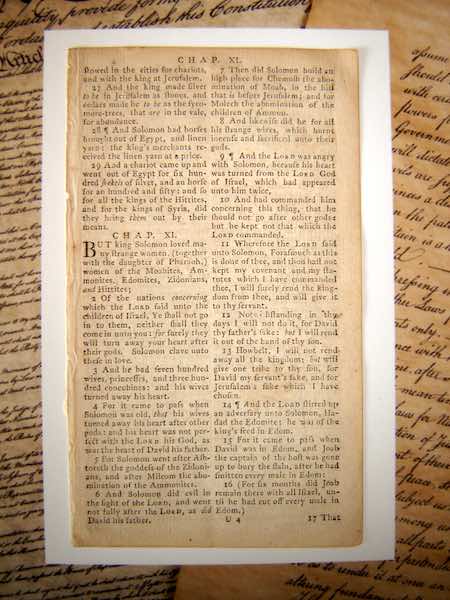 The Robert Aitken Bible. Bible of the American Revolution. America 250.