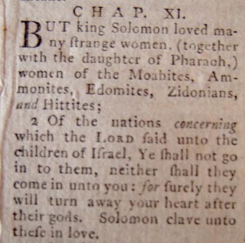 Close up detail of the Robert Aitken Bible. Bible of the American Revolution. America 250.