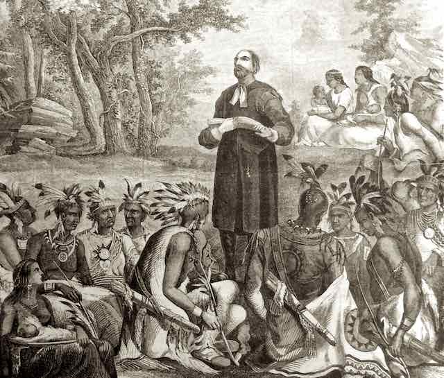 John Eliot was a missionary to the Algonquin.