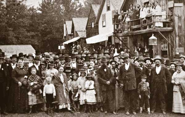 Alton Bay Camp Meeting Stereograph
