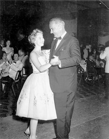 Here is Cecilia Bryant dancing with then Vice President Lyndon B. Johnson; 1963 National Governor's Conference, Miami. (United States Office of the Vice President.)
