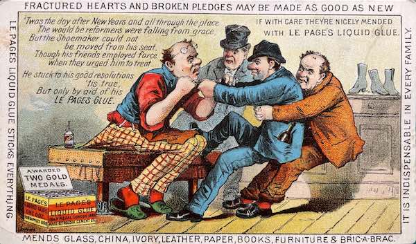 Temperance Trade Card: Artifacts from the American Temperance Era