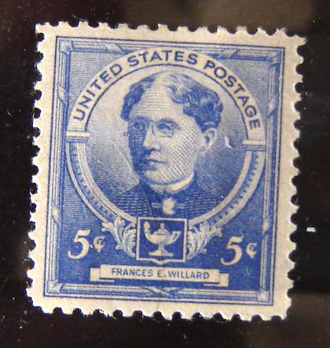 United States postage stamp of Frances Willard