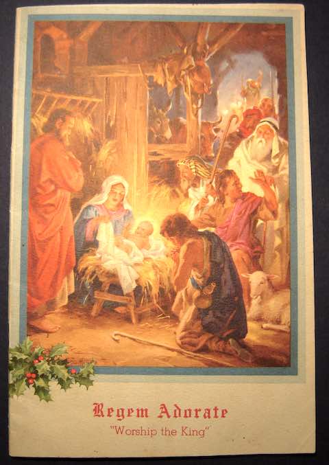 Christmas program from Angelus Temple in Los Angeles. Written by Aimee Semple McPherson. Collection of the author.