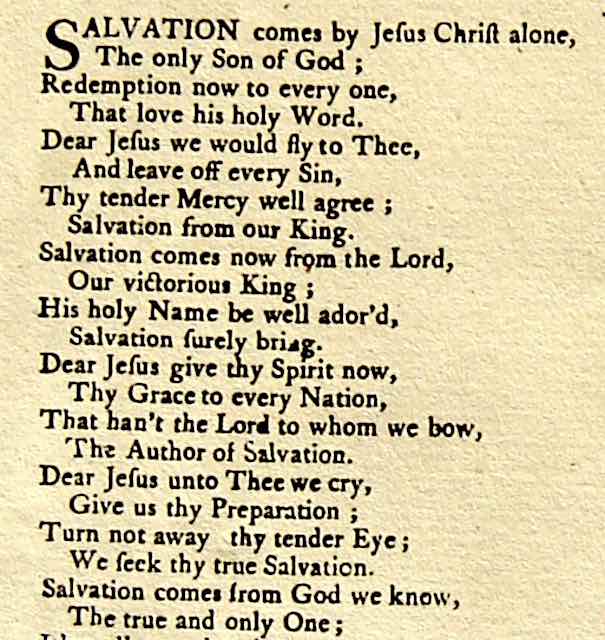 Jupiter Hammon poem detail.